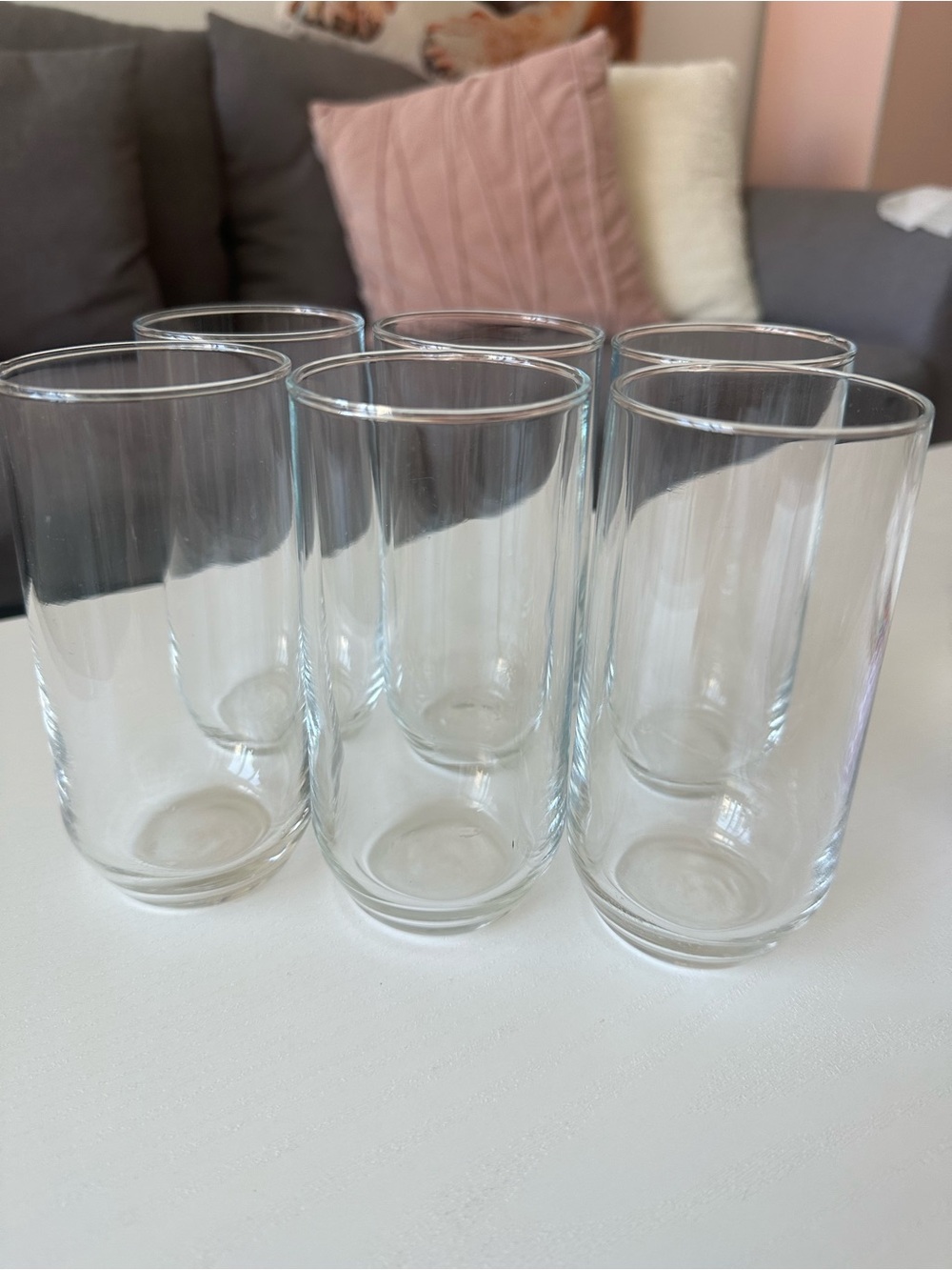 Clear Glass Tumbler Set - 6-Pack